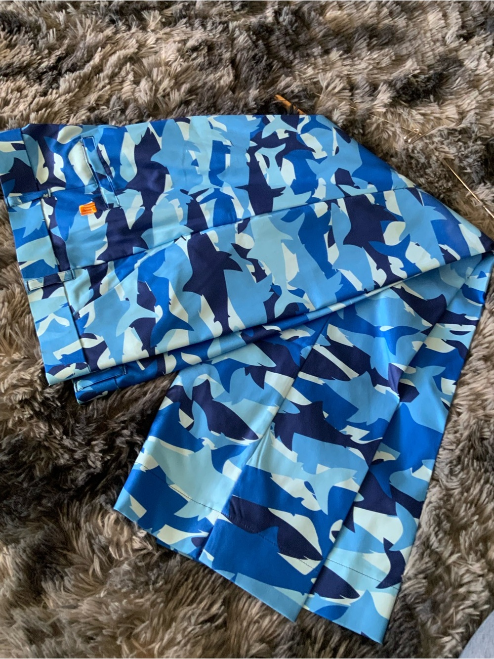 Men's Blue Shark Camouflage “Sharknado” Pants